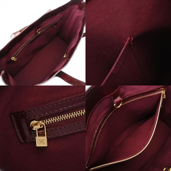 Louis Vuitton Vernis Wilshire Tote Rouge Fauvist Purple Handbag - Picture 11 of 11